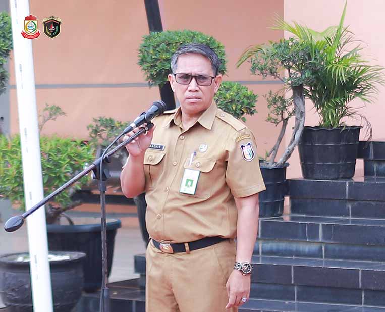 Gambar Mewakili Camat Biringkanaya,  A. Achiruddin Pimpin Apel Pagi